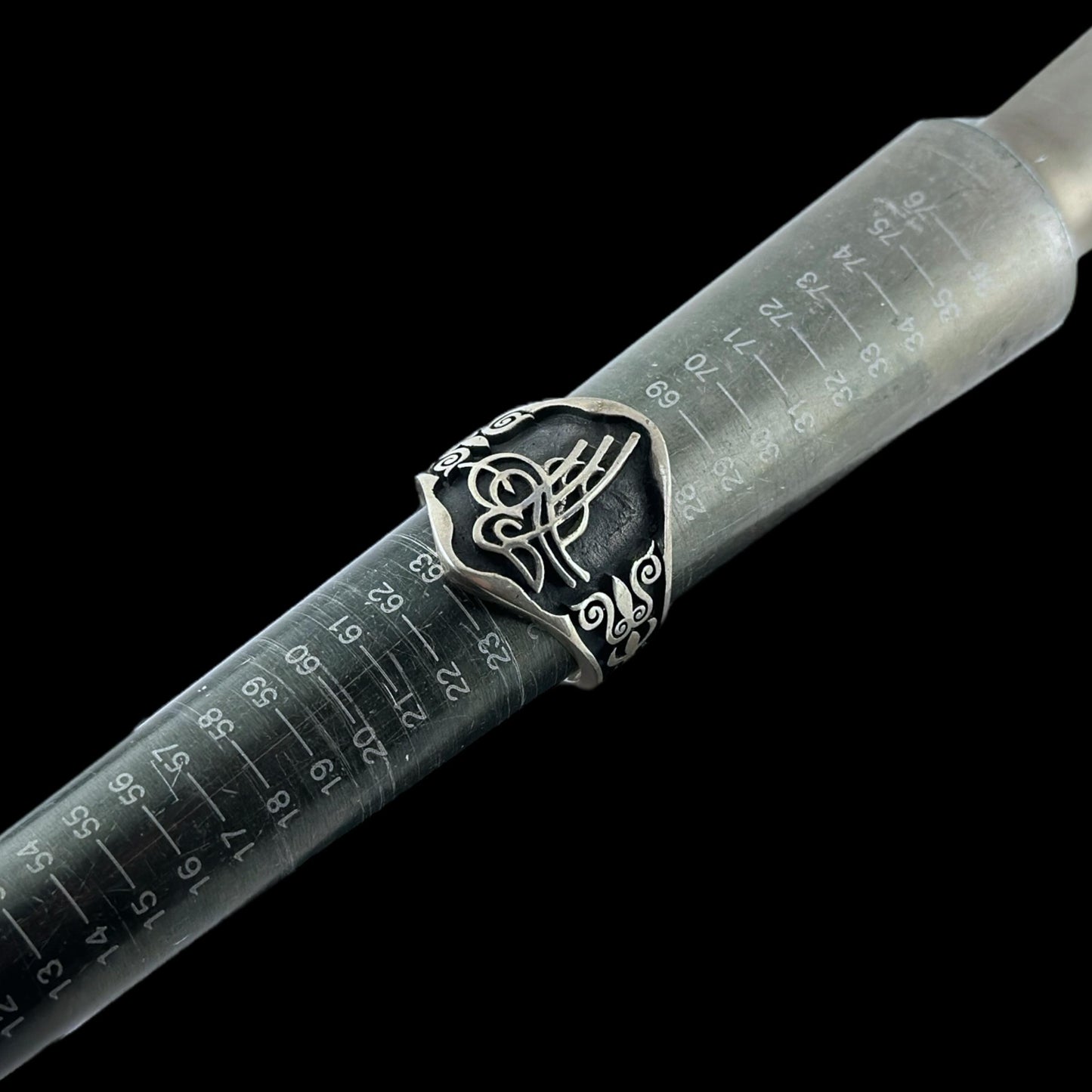 925 Ayar Gümüş Erkek Zihgir Okçu Yüzüğü