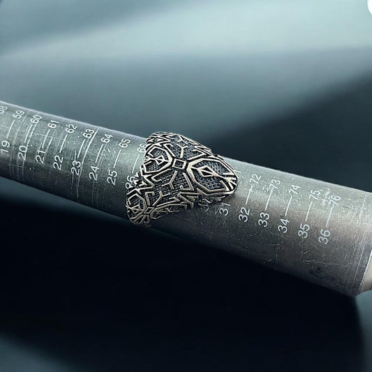 925 Ayar Gümüş Erkek Zihgir Okçu Yüzüğü