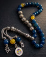 Fenerbahçe Fan Tesbih mit Namen & Achat | 925 Silber