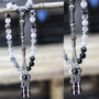 Beşiktaş BJK Quartz Tasbih with Initials | 925 Sterling Silver