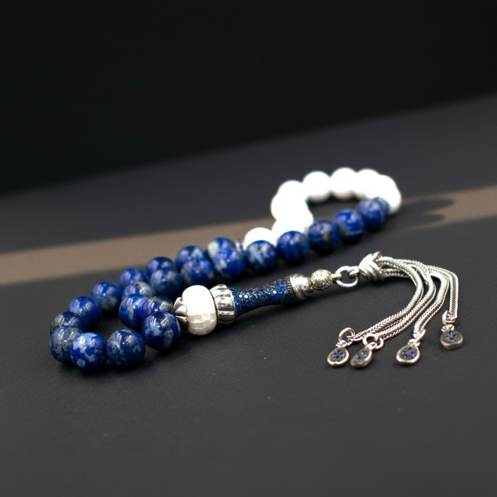925 SET SILVER SEDEF LAPIS NATURAL STRUCTURE
