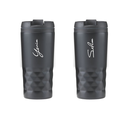 RVS Black Thermos Cup