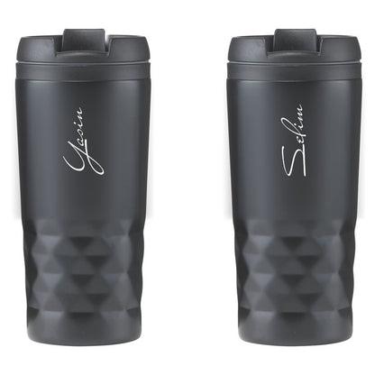 RVS Black Thermos Cup
