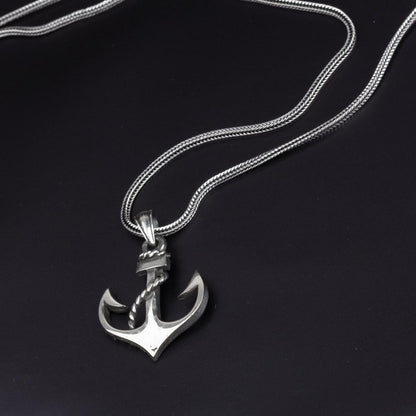 Deniz Çapası 925 Ayar Gümüş Kolye