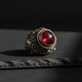 Big Stone Frauen Silber Ring