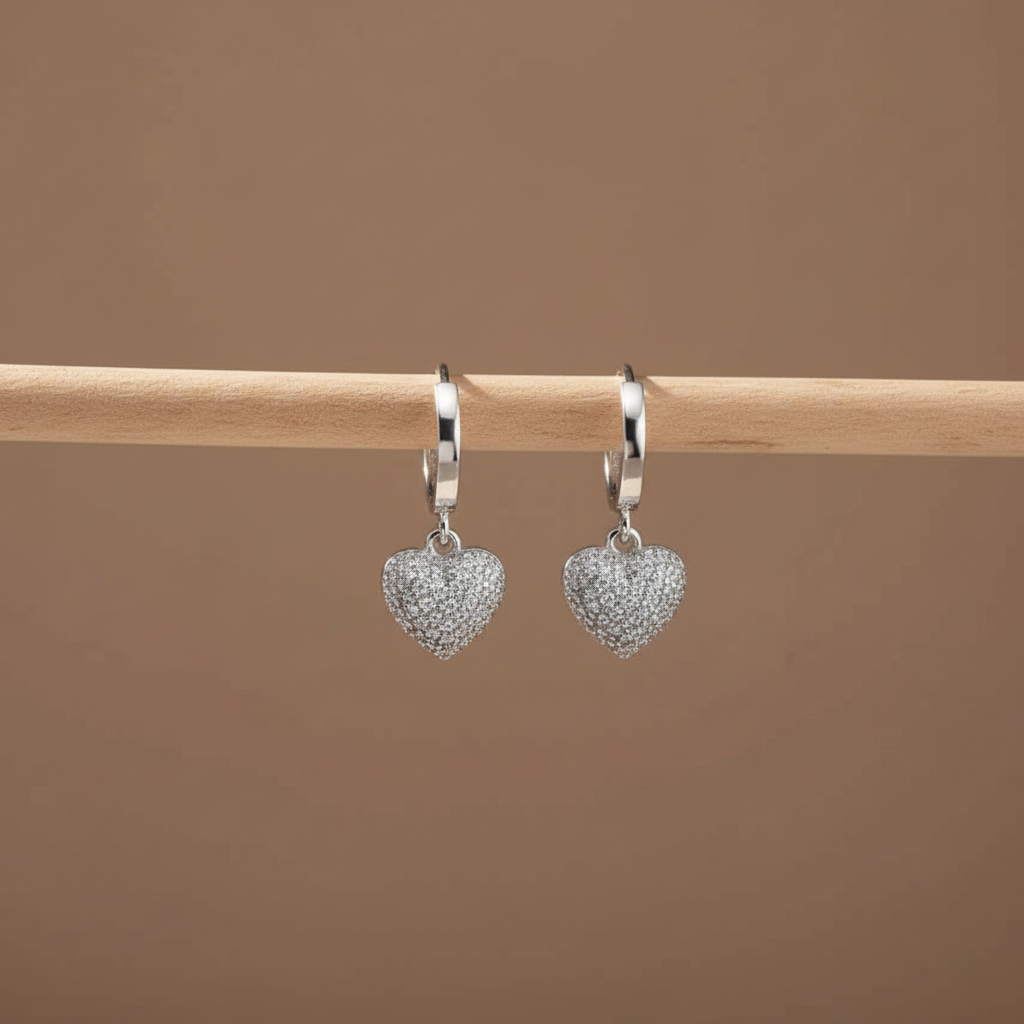 Heart Spark – 925 Ayar Gümüş Küpe