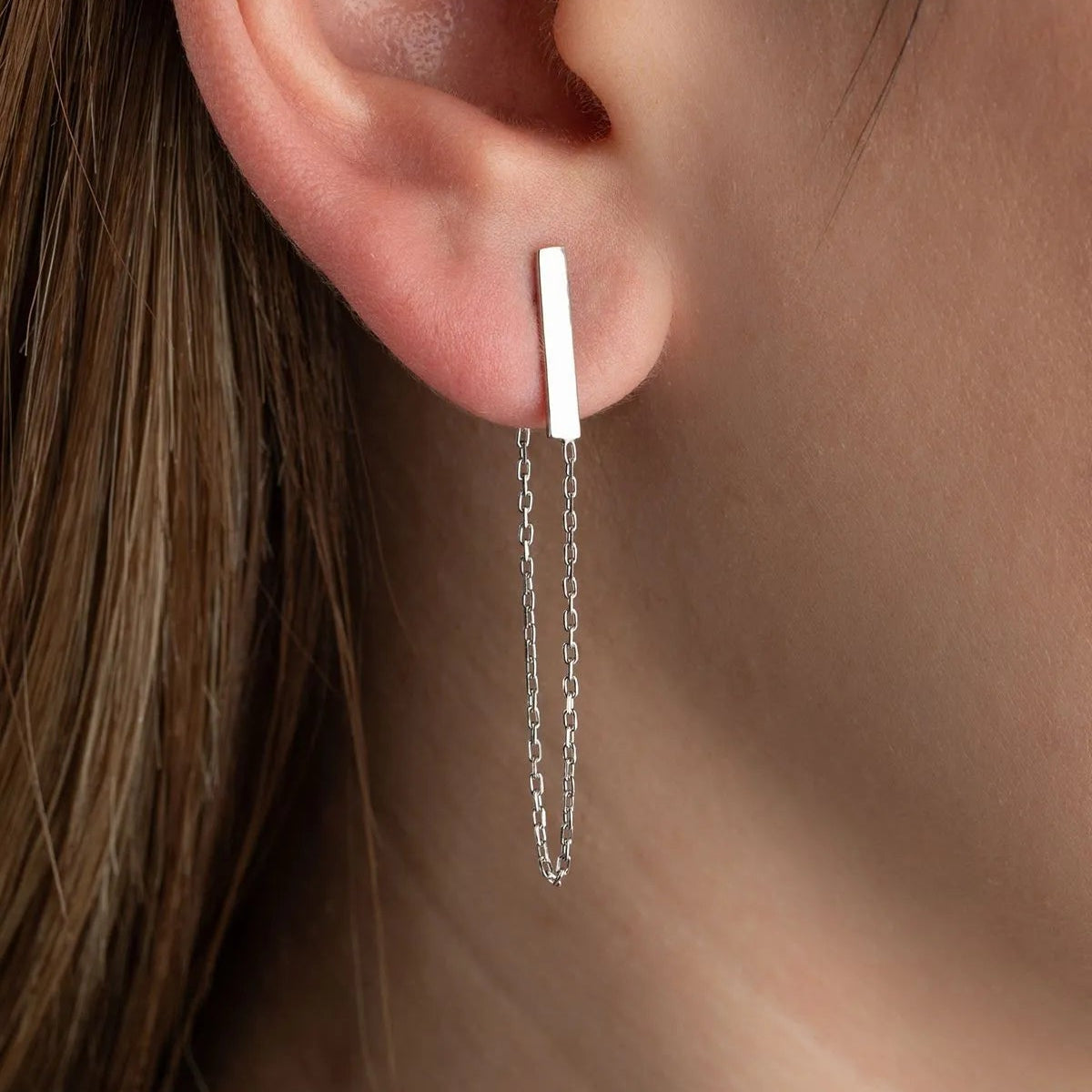 Silver Flow - 925 Sterling Silver Earrings