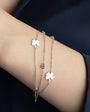 Lucky Clover 925 Sterling Silver Bracelet
