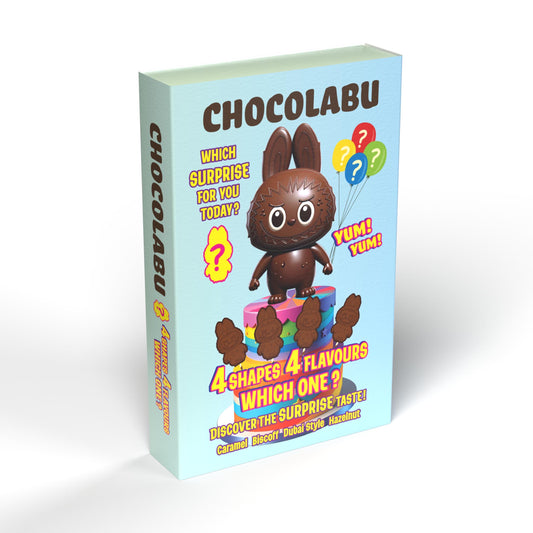 CHOCOLABU – Sürpriz Çikolata (4 Şekil • 4 Farklı Lezzet)