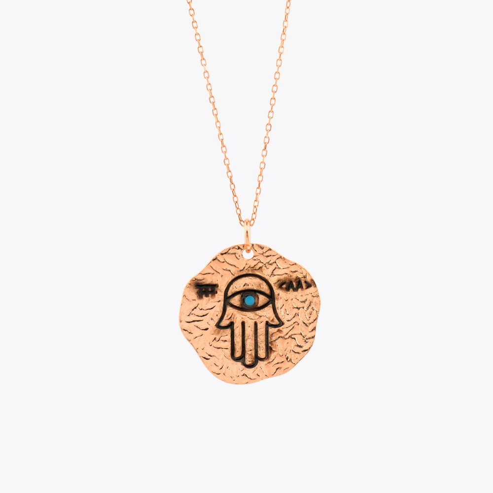 Fatma Main Hand Silver Necklace