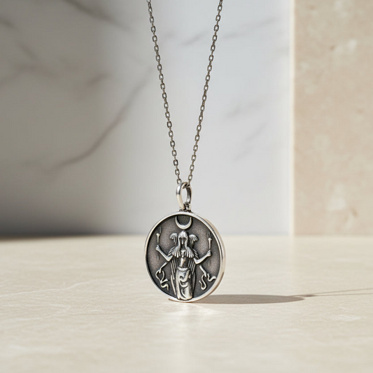 Collier de la lune en argent