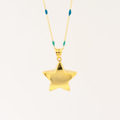 Yıldız Gümüş Kolye