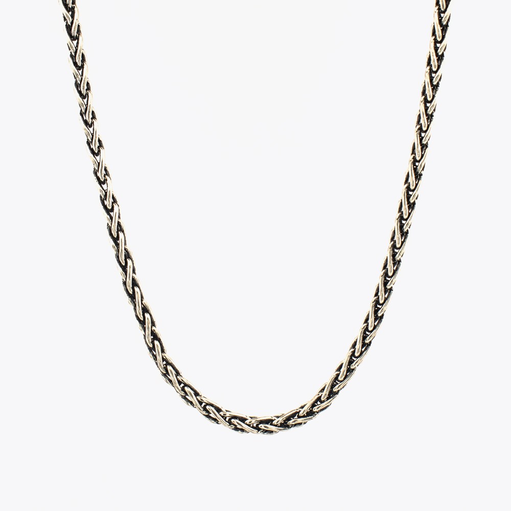 Woven Balık Sırtı Zincir 2,8 mm - 925 Ayar Gümüş