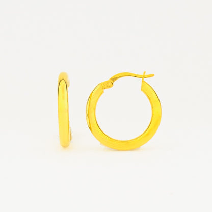 Halka Küpe - 925 Ayar Gümüş - 22 mm