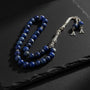 Personalisierter Lapis Tesbih mit Buchstabe | 925 Silber