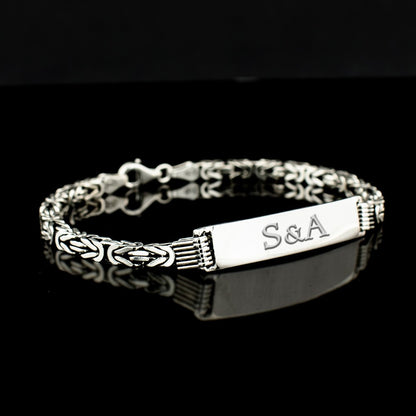Bracelet King Zincirli 4 mm - 925 argent sterling