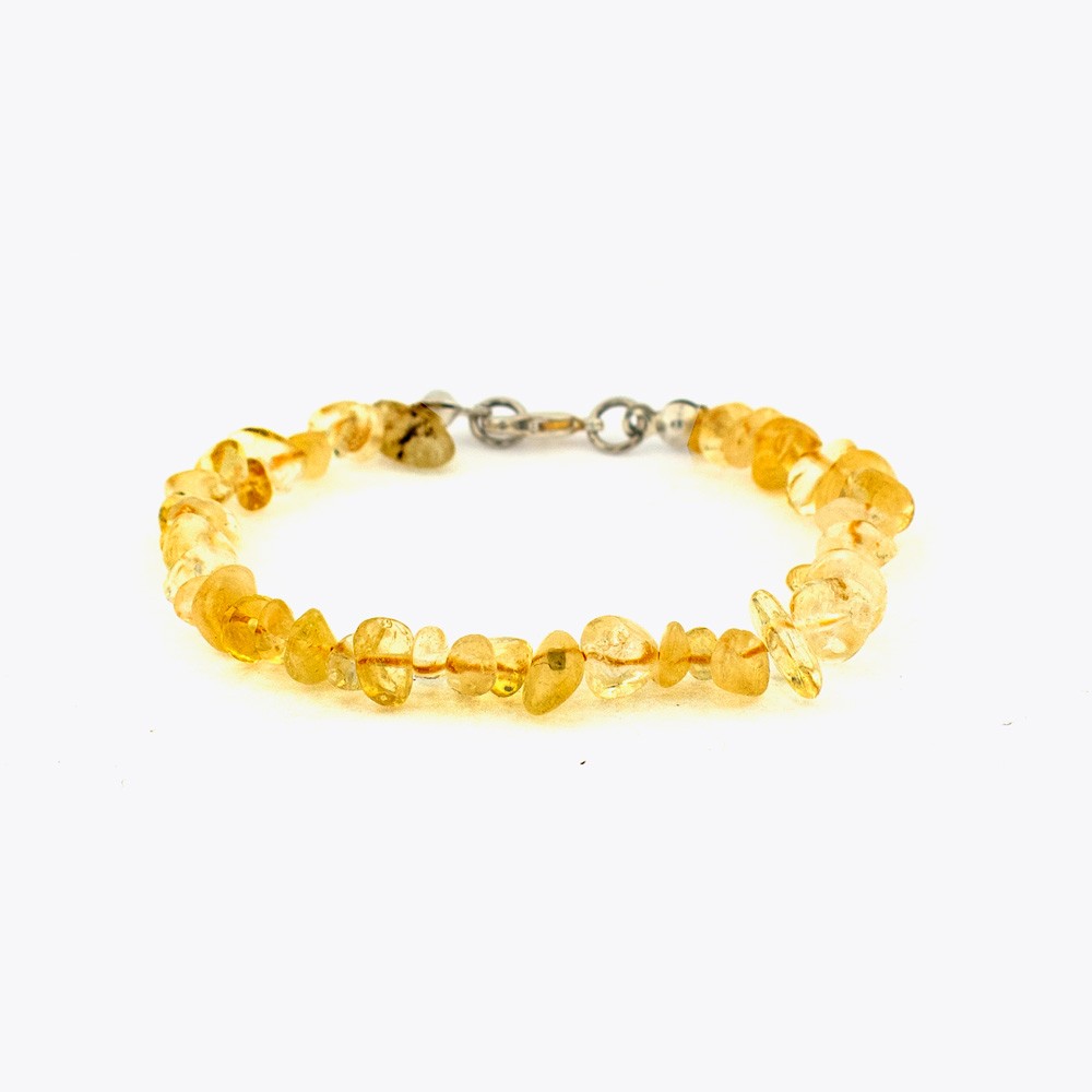 Natural Stone Citrine Bracelet
