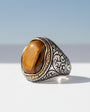 Herrenring 925er Silber mit Tigerauge