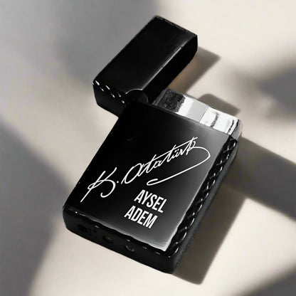 Kişiye Özel Atatürk İmza Tasarımlı İsimli Çakmak