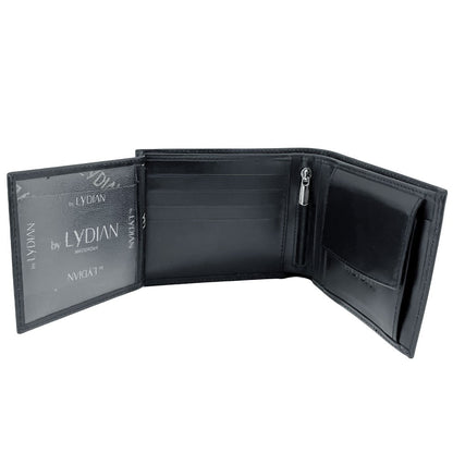 Tuğra Nom de scellement portefeuille en cuir écrit et ensemble cadeau plus léger