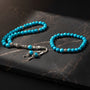 Personalized Turquoise Tasbih & Bracelet Set | 925 Sterling Silver