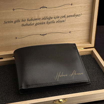 Boîte de texte en cuir réel-Remarque -TTEX