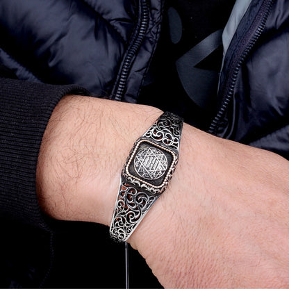 MOTIF SEAL SEELYMAN 925 BRACEULEMENT DE MENS