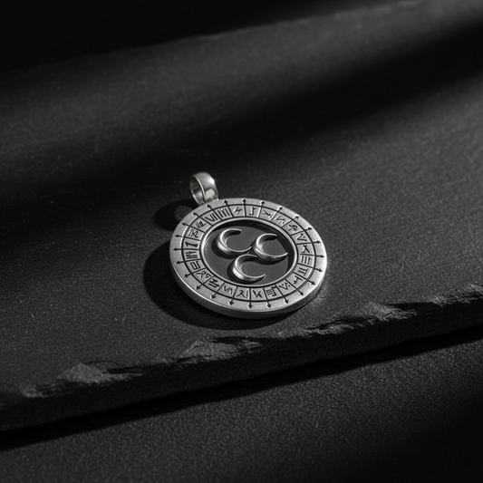 Üç Hilal 925 Sterling Silber Halskette