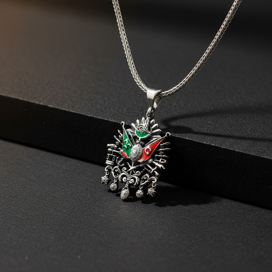 Ottoman Arma 925 Sterling Silver Men's Necklace
