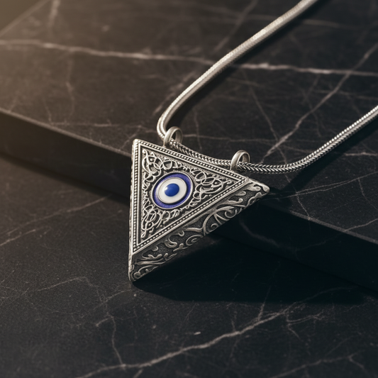 man Muska Anhänger mit Kette 925er Sterling Silber