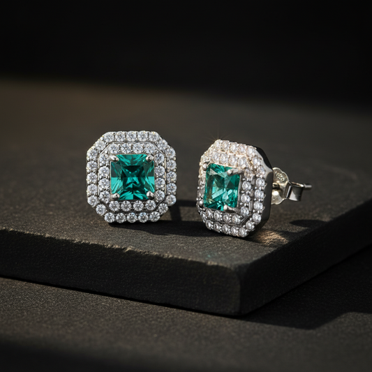 Ice Cut Zircon Earrings
