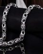 HAND WORKING 925 SET Silver Ayyildiz Motif Men's Bracelet