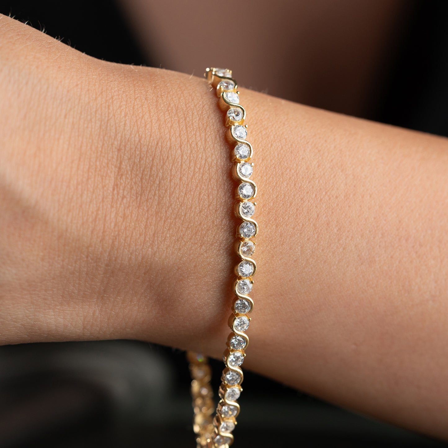 Serena Zirkonia Armband | 925 Silber