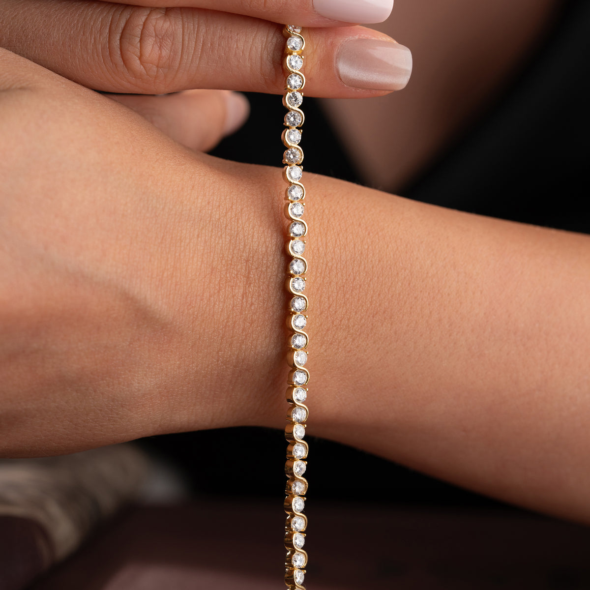 Serena Zirkonia Armband | 925 Silber