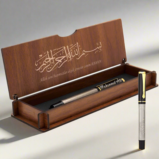 Kugelschreiber Schreibset Gravur in Geschenkbox mit Besmele