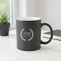 Personalized Black Porcelain Mug with Name