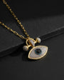 Blue Aura Eye Necklace - 925 Sterling Silver