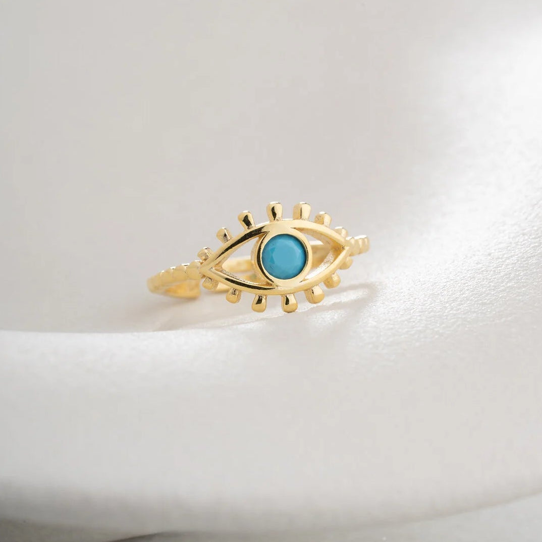 Blue Aura Nazar Yüzük