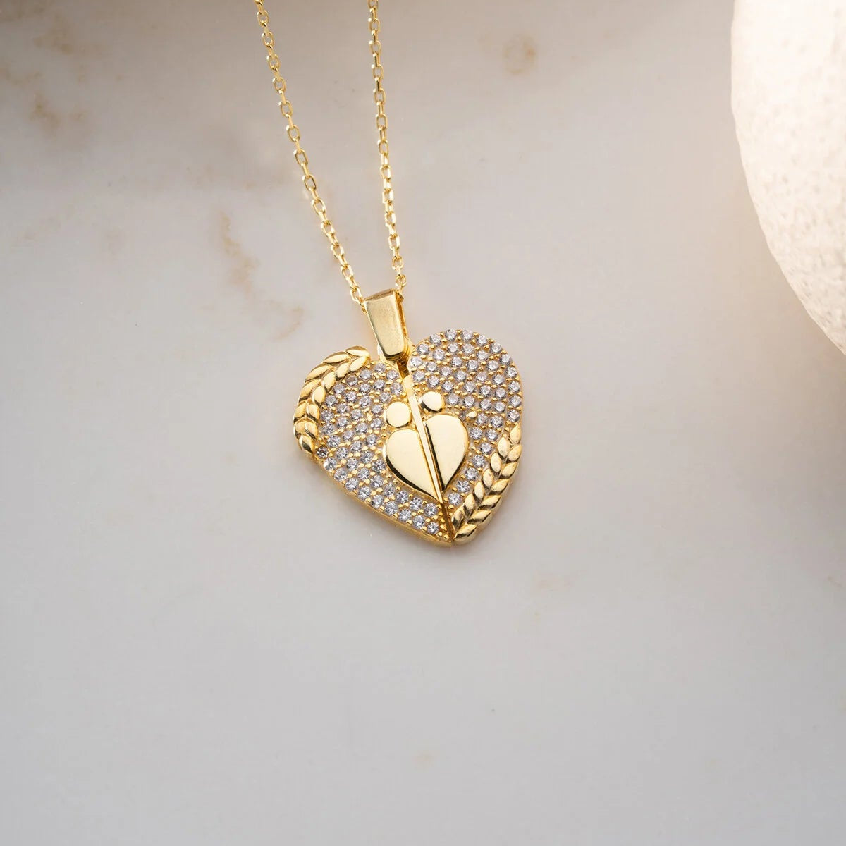 Kişiye Özel Aşk Kalp Kolye