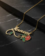 Mother’s Day Annem Written Floral Necklace