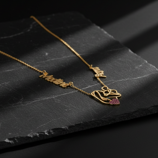 Muttertag Personalisierte Mama Baby Namenskette