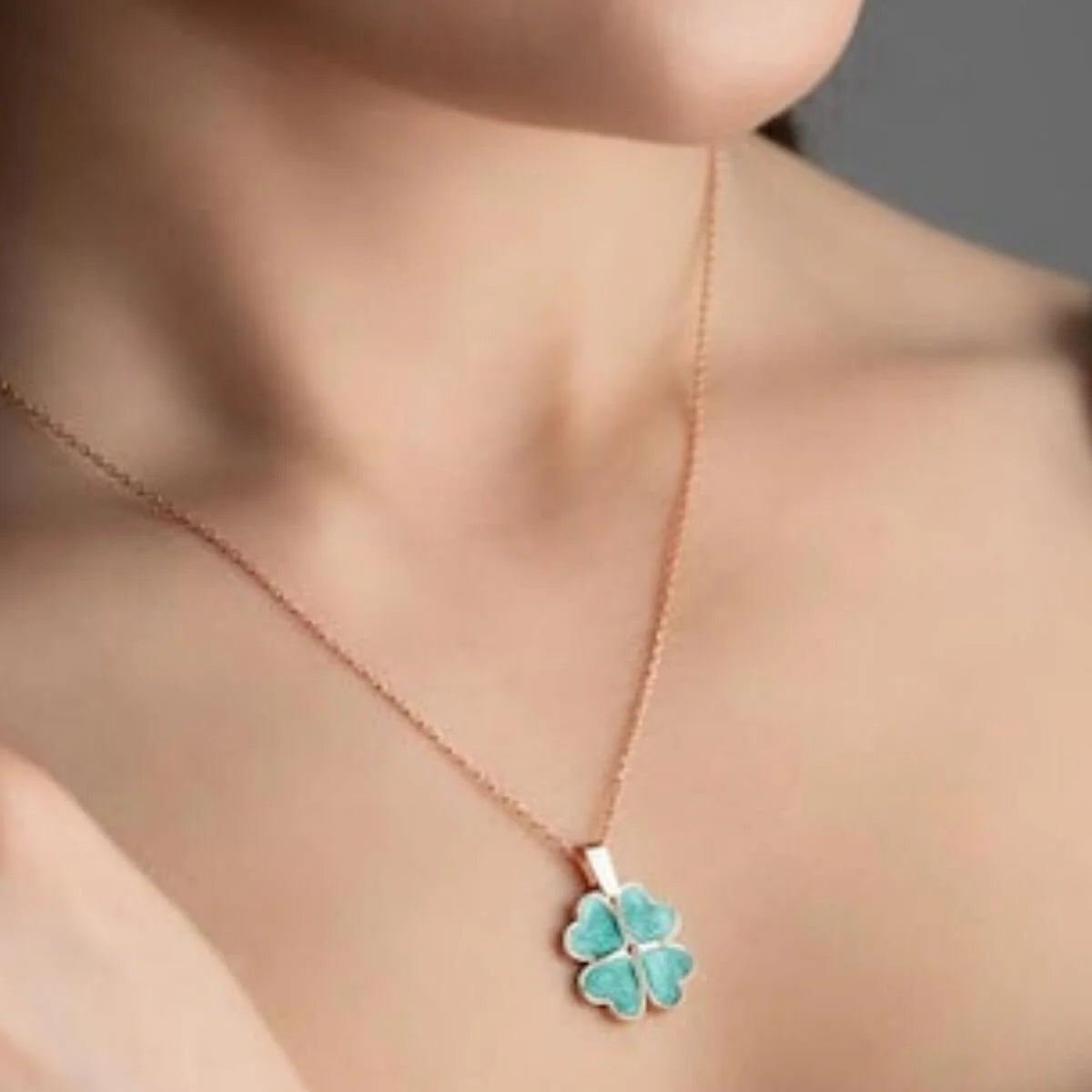 Collier Trèfle Personnalisé en Argent