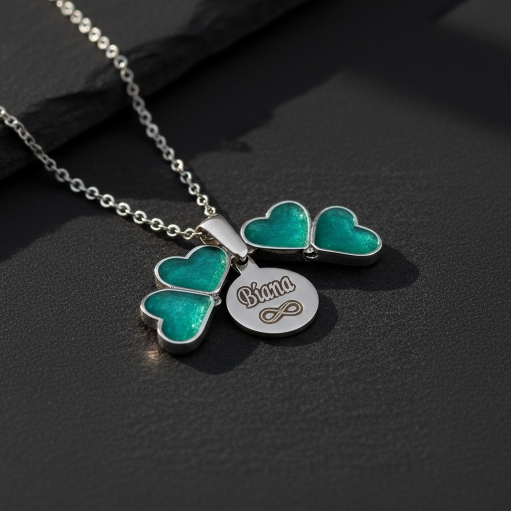Collier Trèfle Personnalisé en Argent