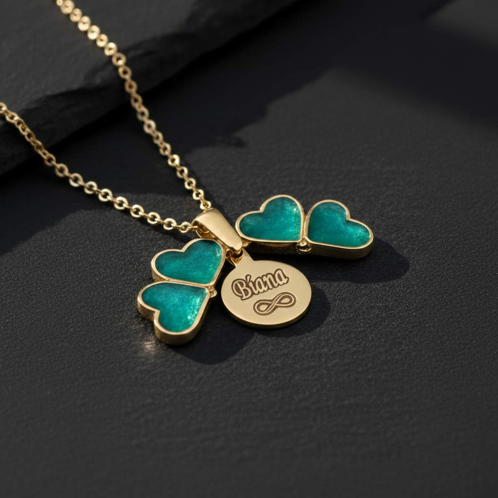 Collier Trèfle Personnalisé en Argent
