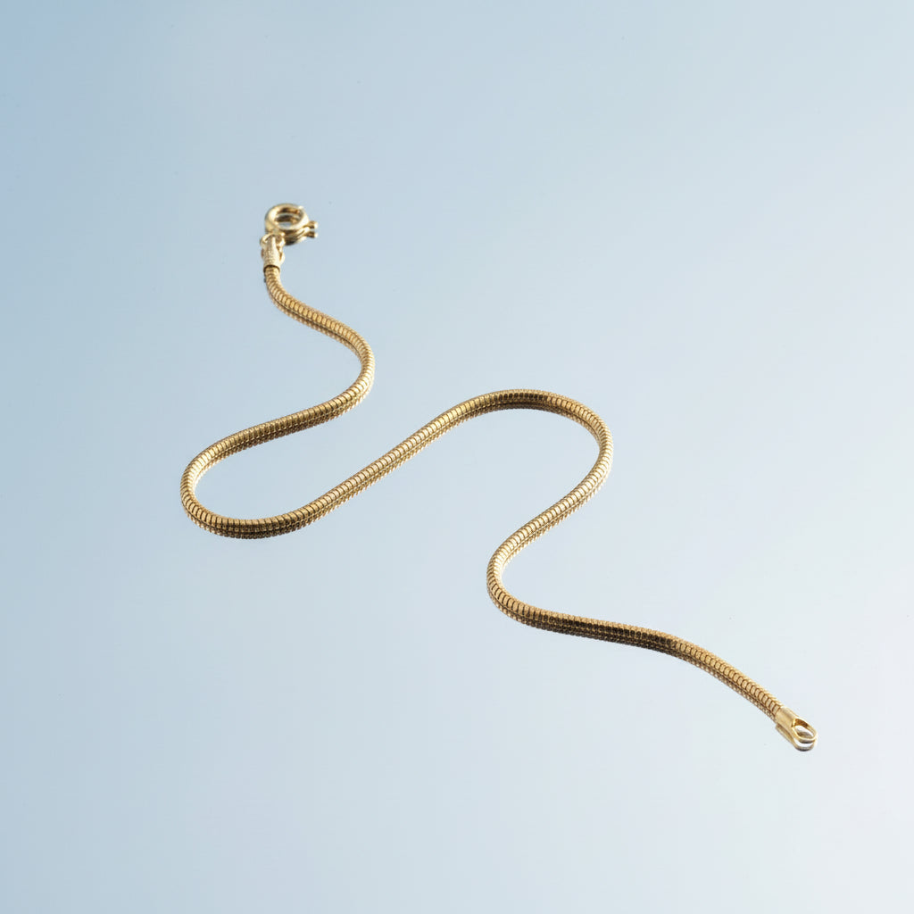 Auren Slim – Men's 925 Sterling Silver Bracelet with Gold Plating