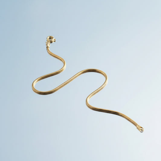 Auren Slim – Erkek Gold 925 Ayar Gümüş Bileklik