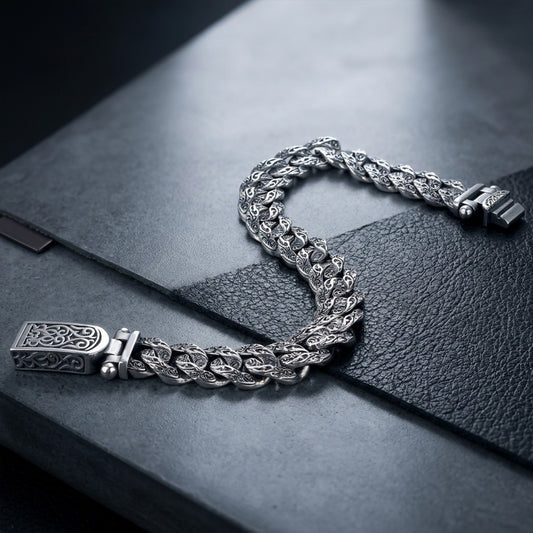 Imperial Link Herrenarmband | 925 Silber