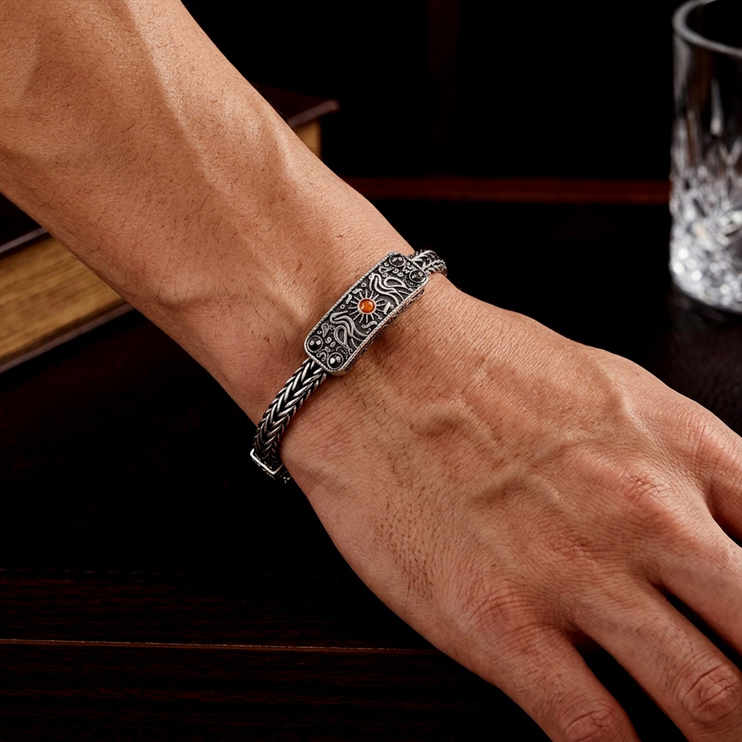 Solaris Herrenarmband | 925 Silber