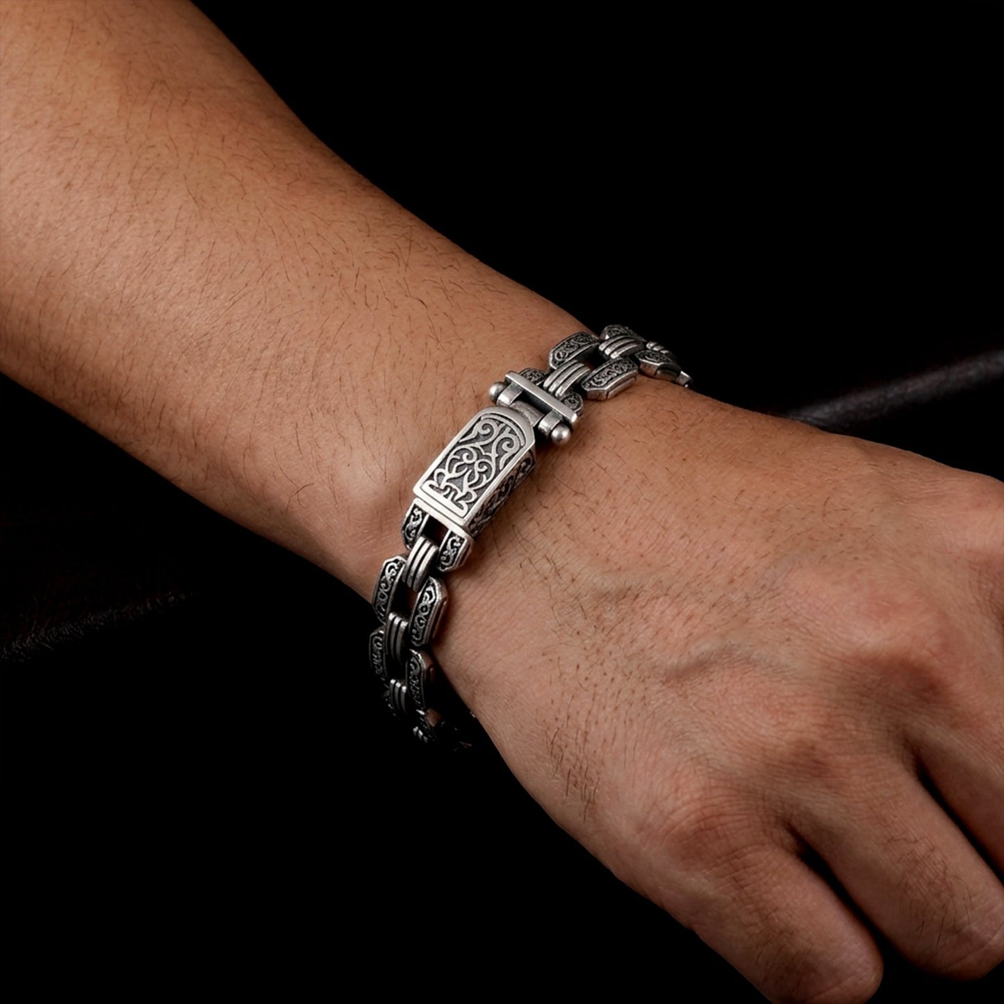 Imperial Link Herrenarmband | 925 Silber