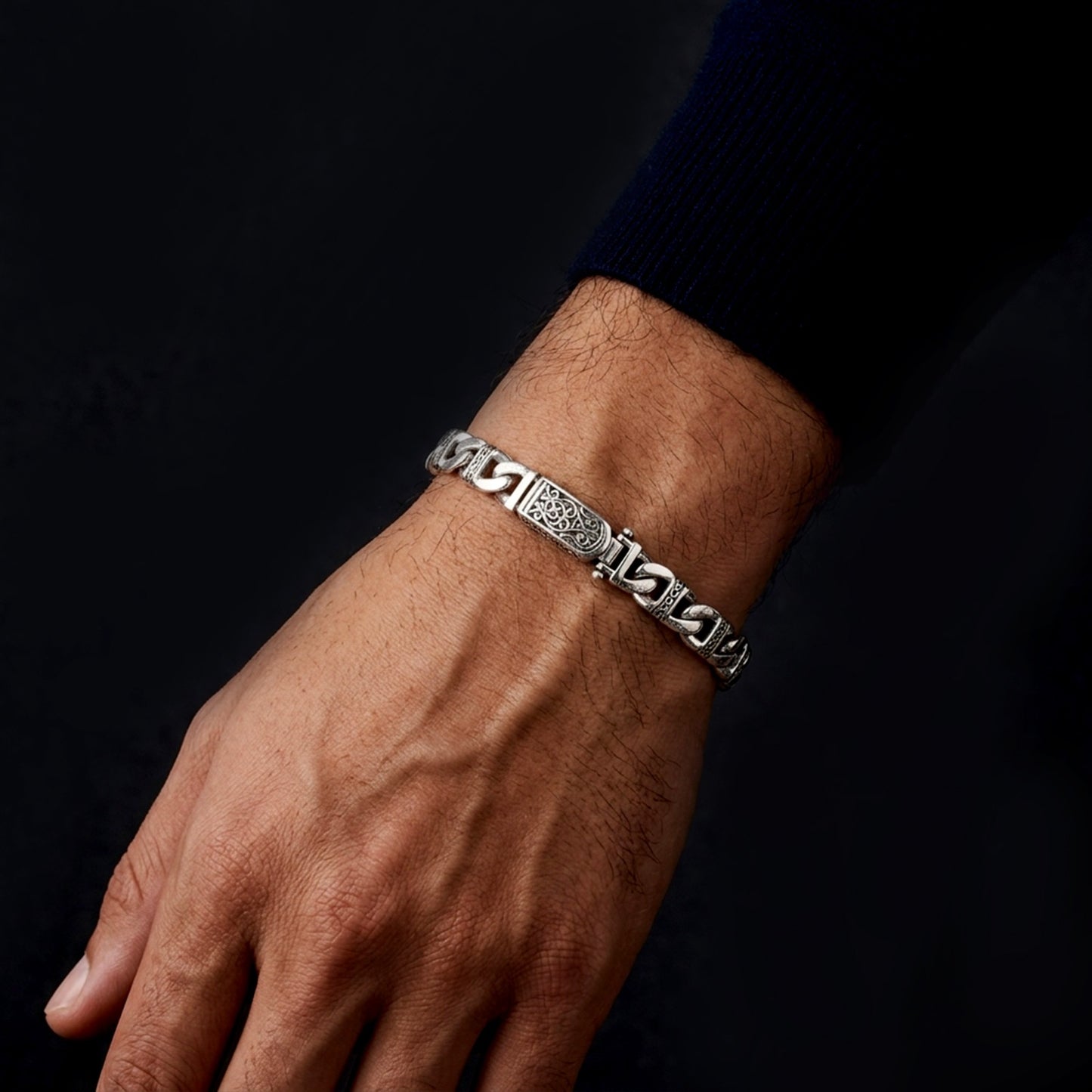 Link Herrenarmband | 925 Silber